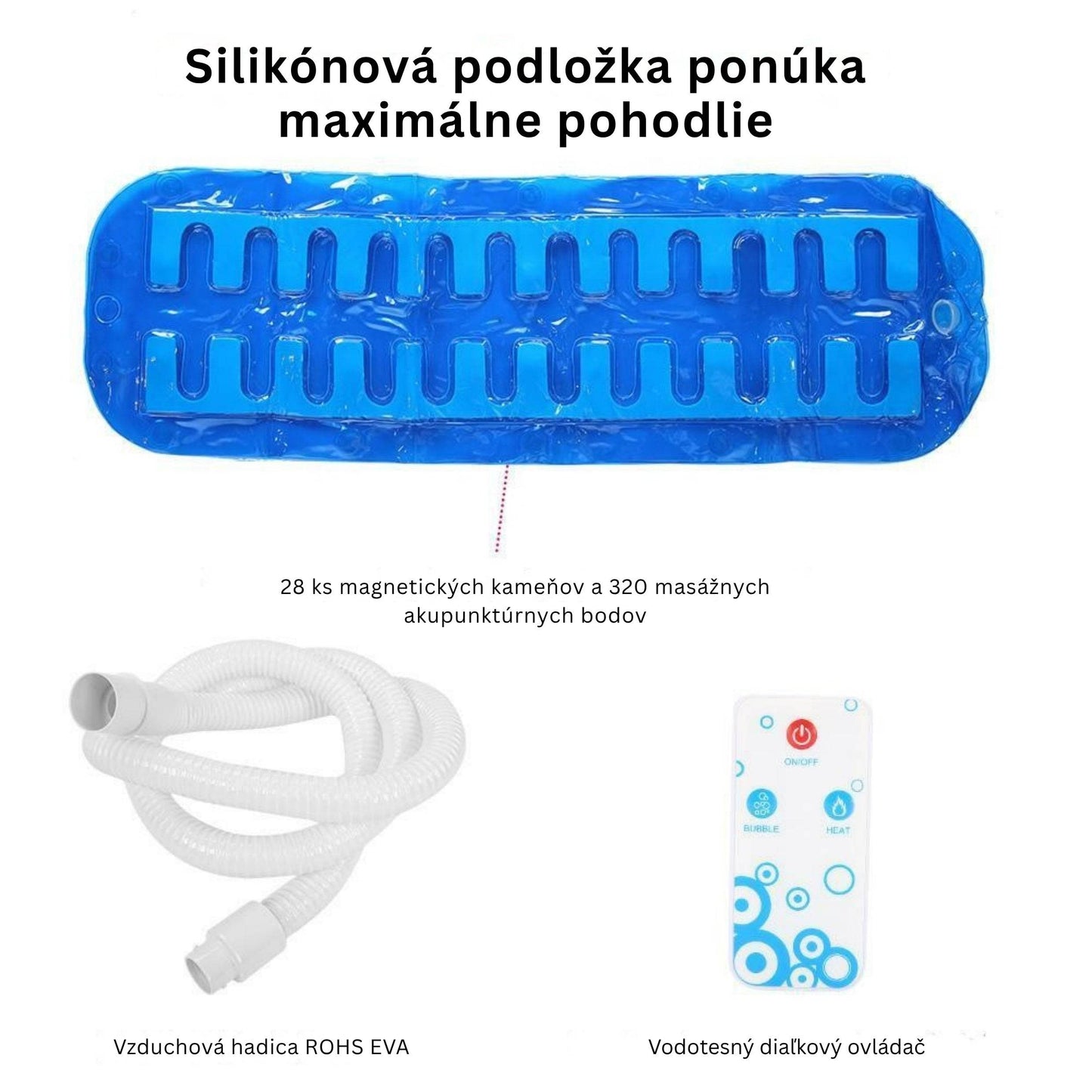 Electric Bubble Massage Mat - RELAXONIK