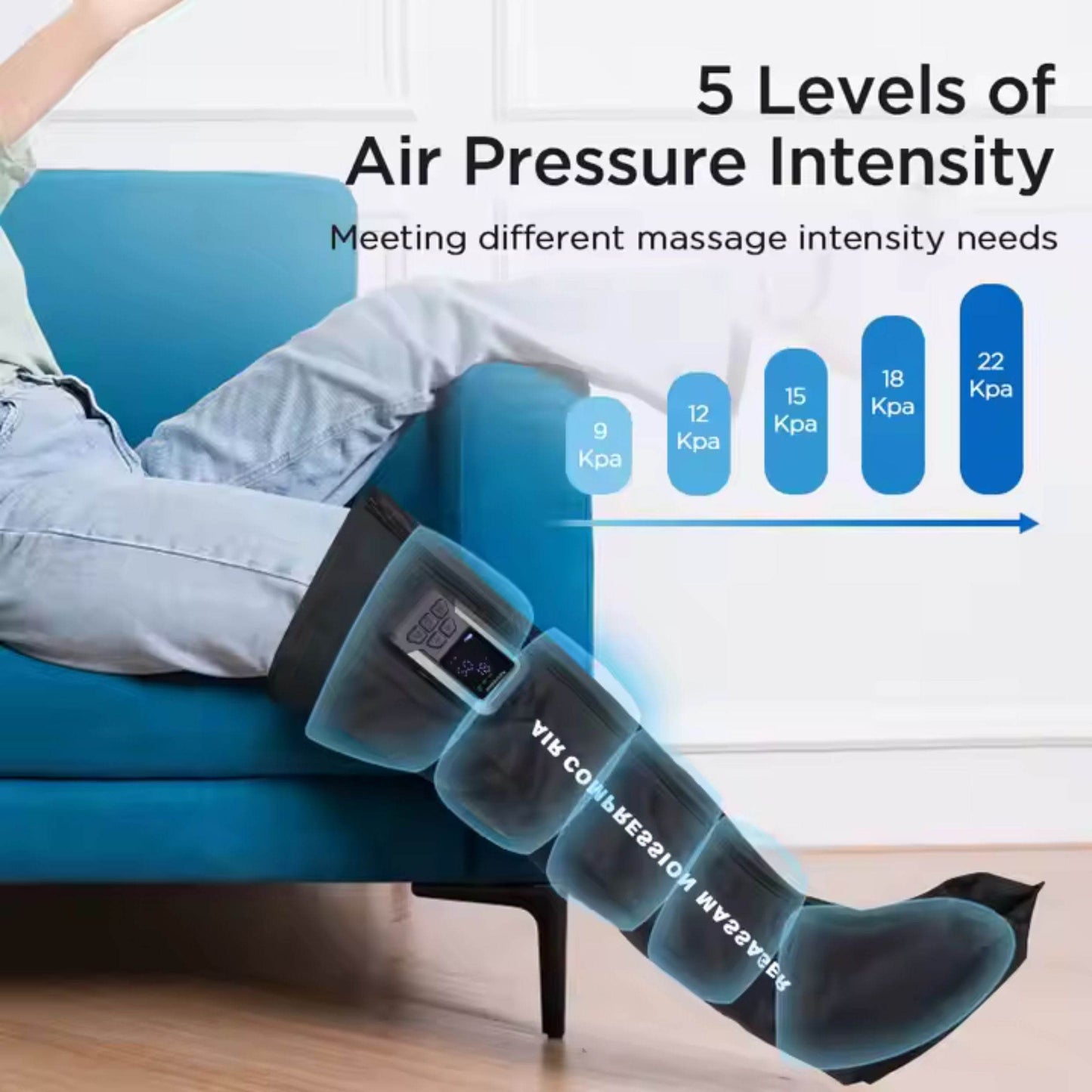 Lymphatic Drainage Leg Compression Massager - RELAXONIK