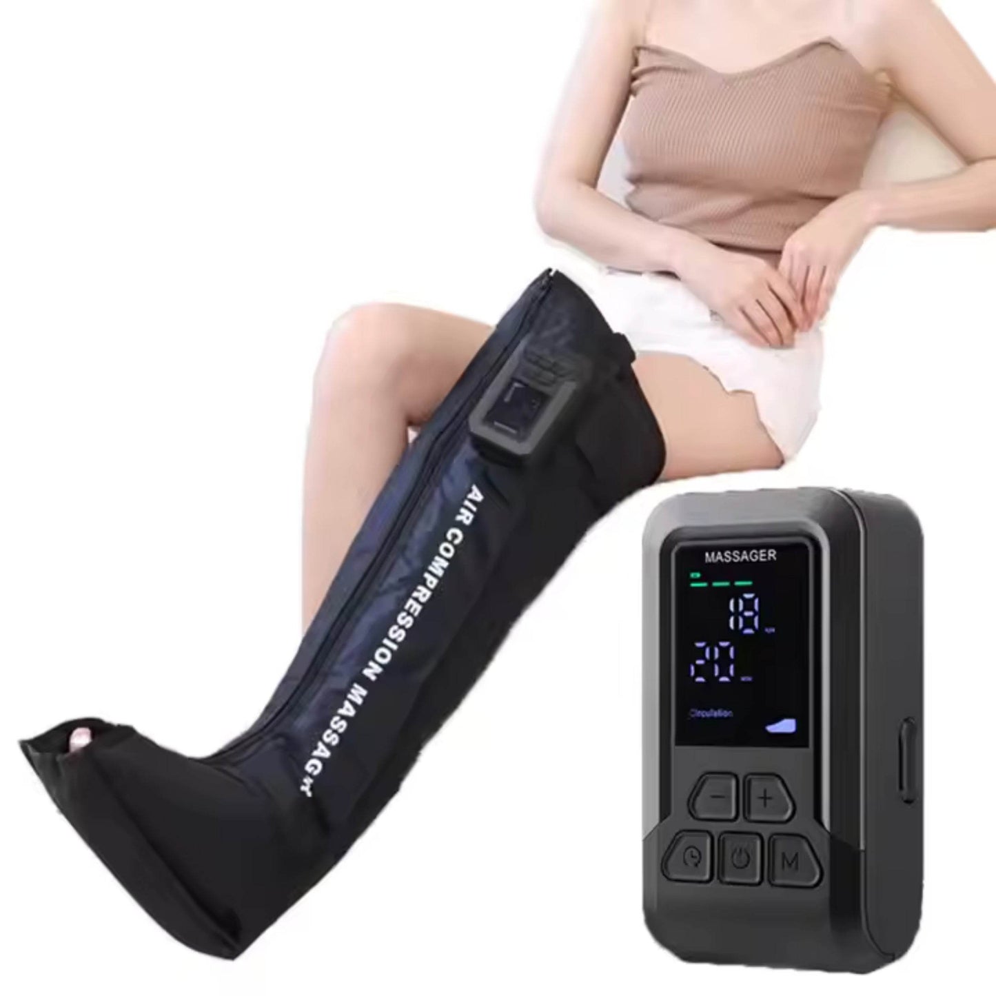 Lymphatic Drainage Leg Compression Massager - RELAXONIK