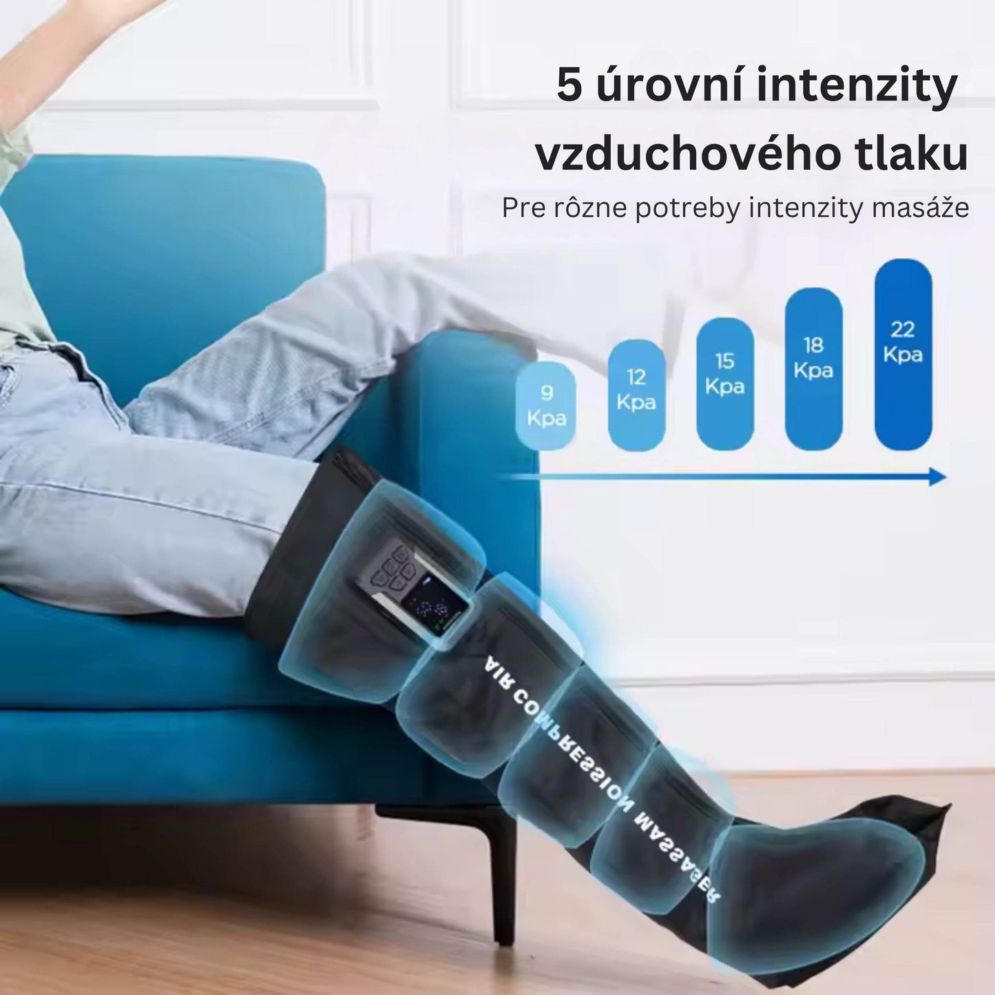 Lymphatic Drainage Leg Compression Massager - RELAXONIK
