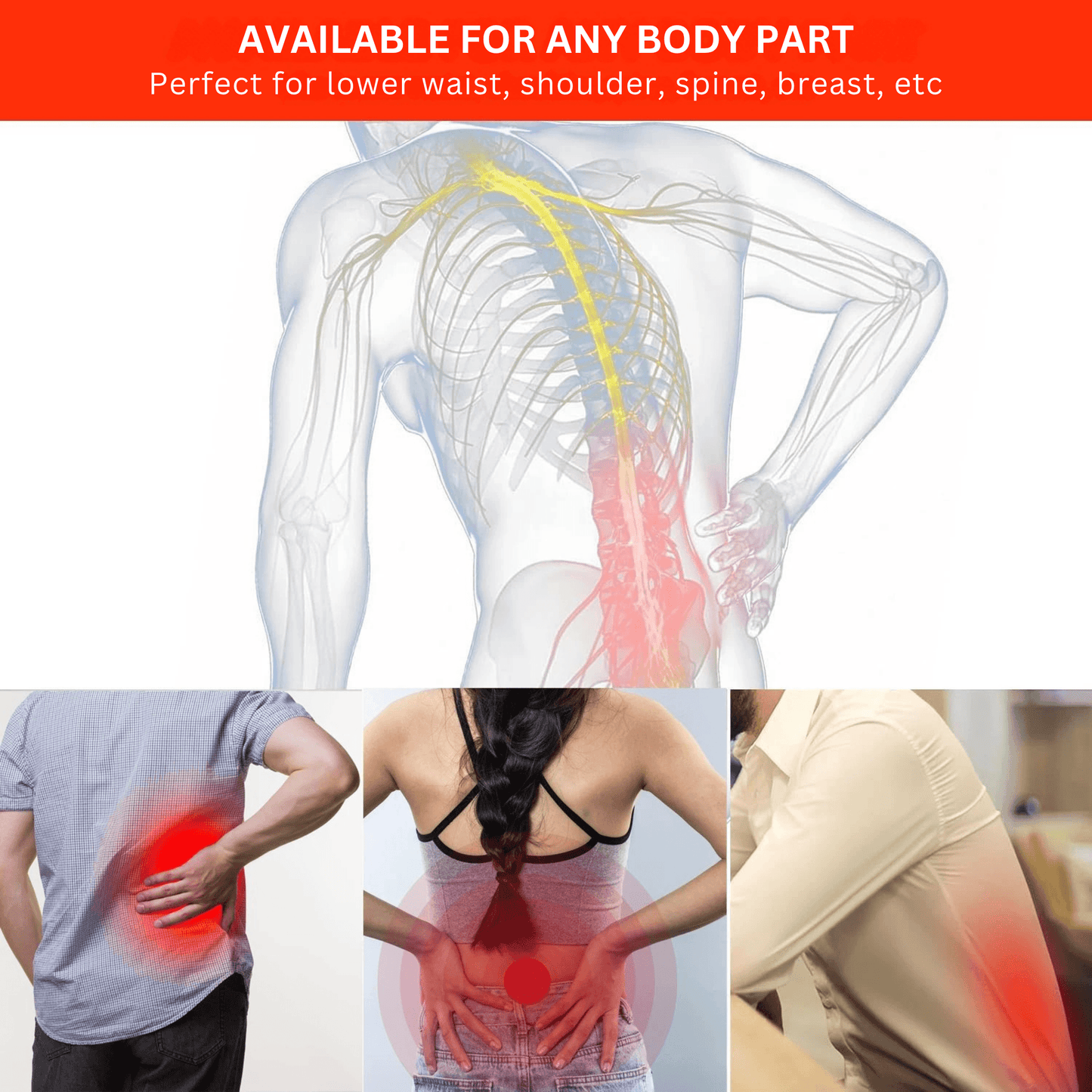 Red LED Light Therapy Belt - RELAXONIK