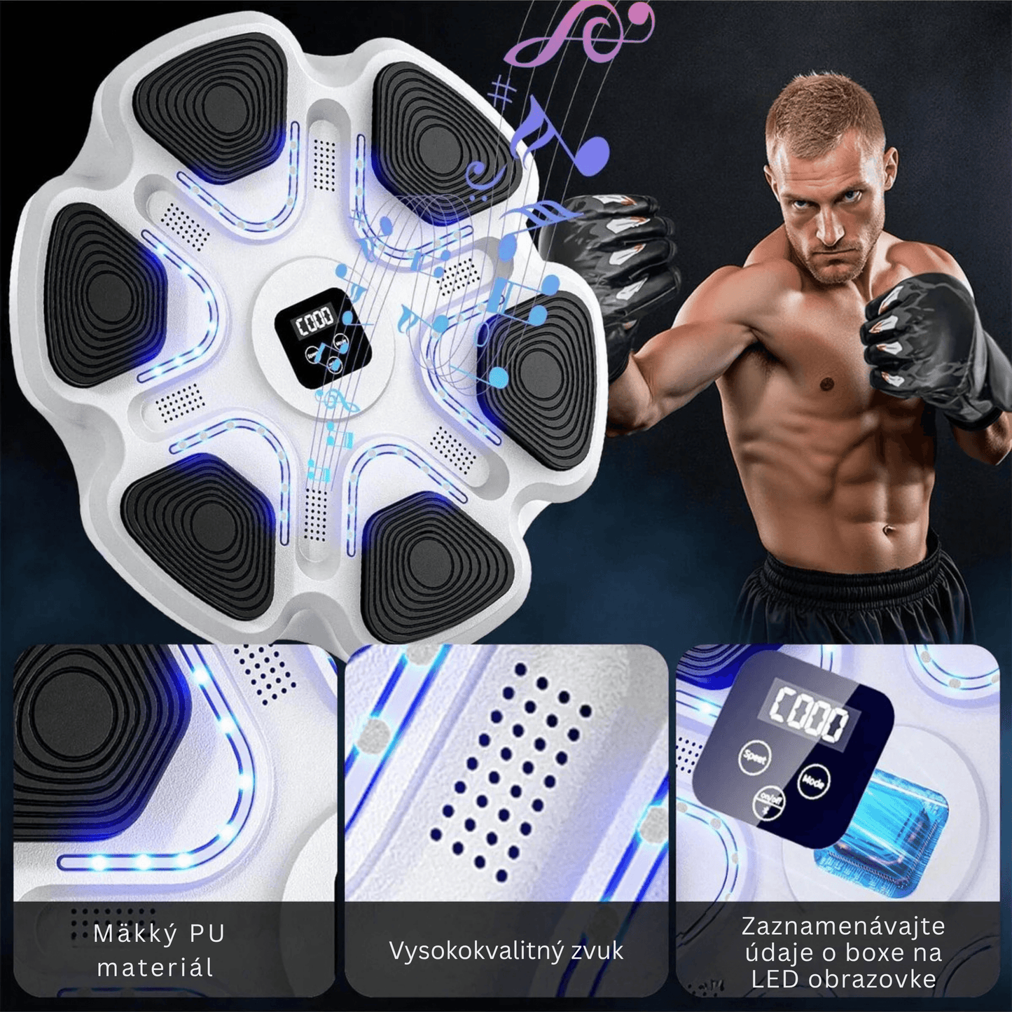 Boxing Music Machine Triangular - RELAXONIK