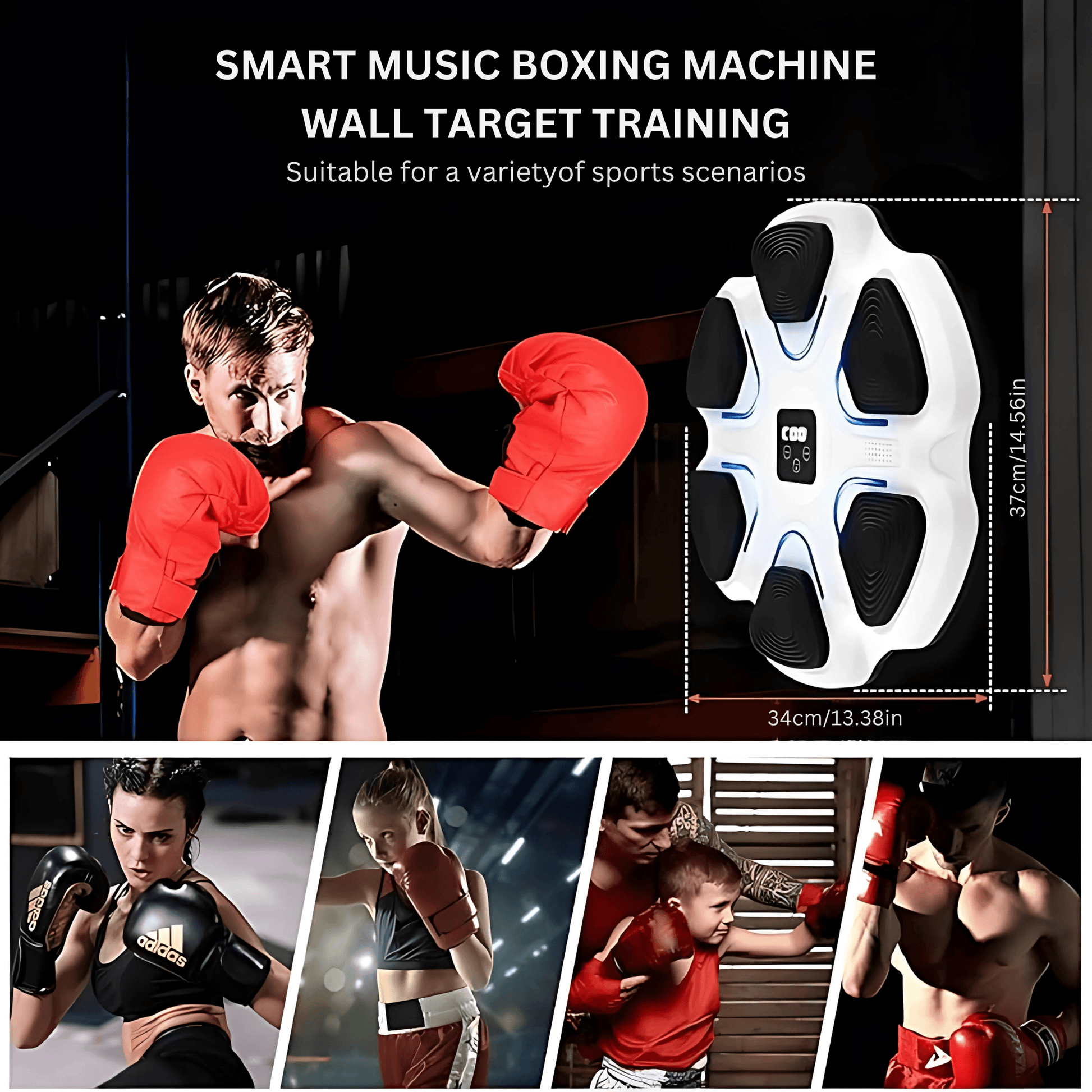 Boxing Music Machine Triangular - RELAXONIK