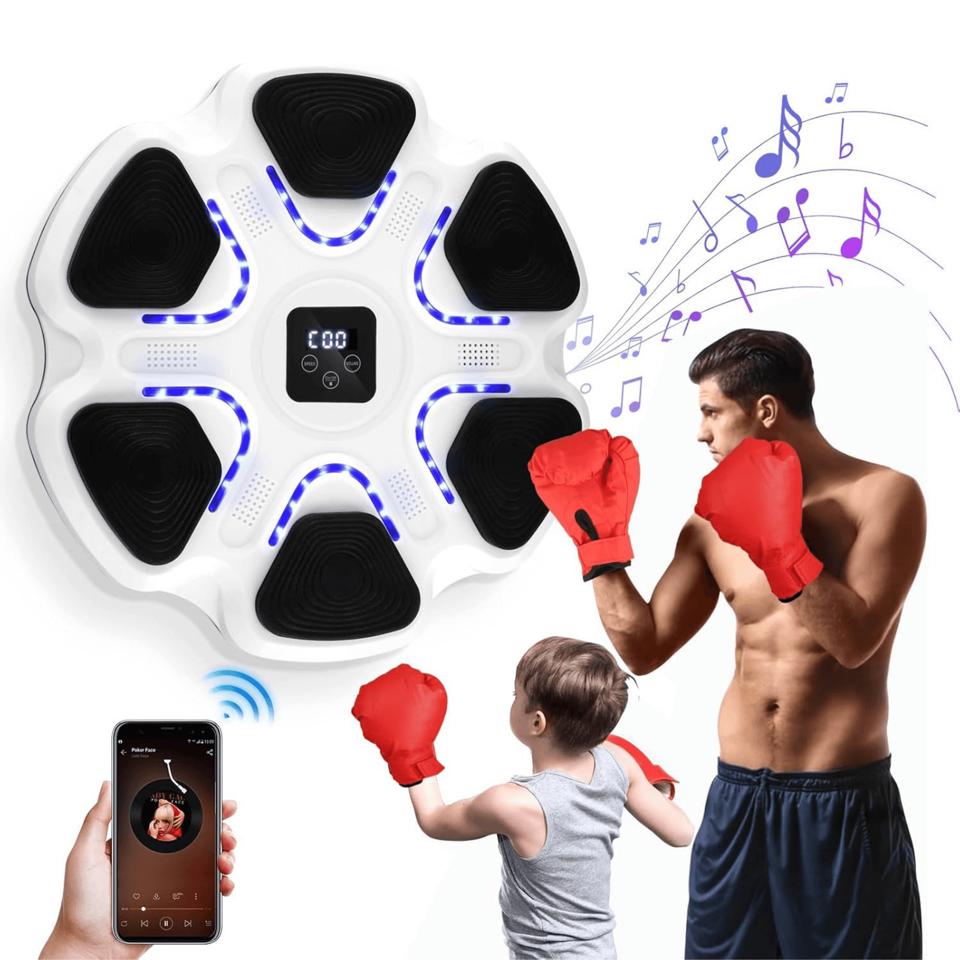 Boxing Music Machine Triangular - RELAXONIK