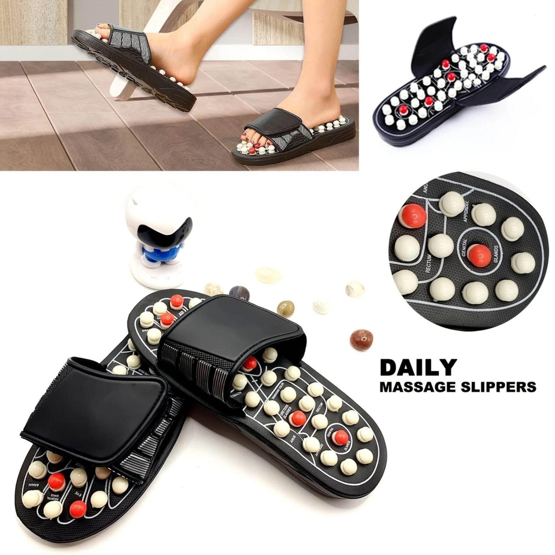 Acupuncture Massage Slippers - RELAXONIK