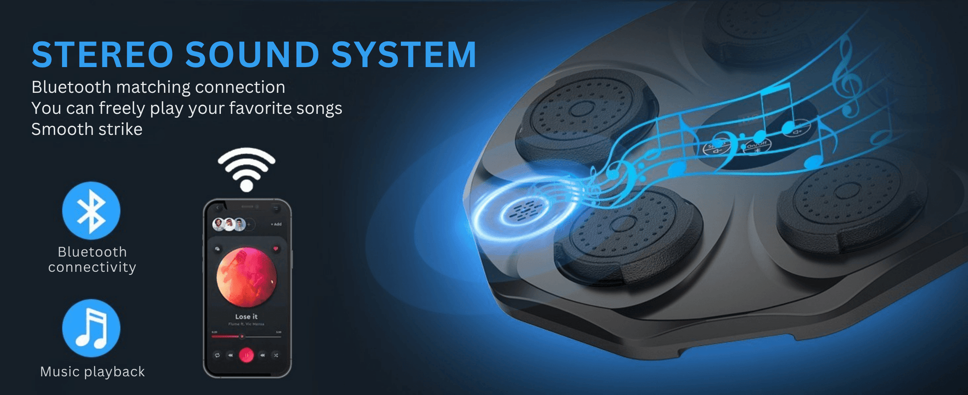 Boxing Machine with Music - RELAXONIK