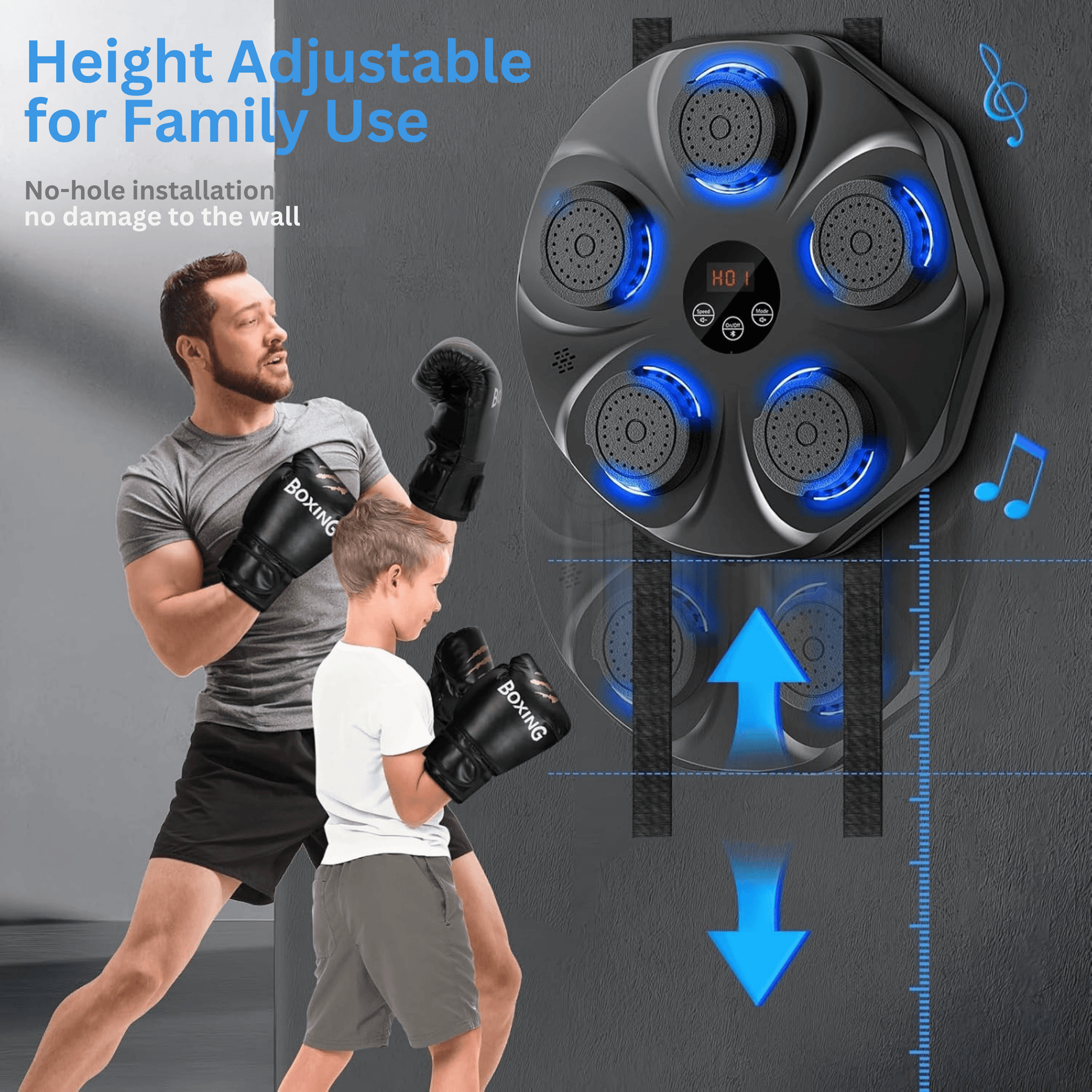 Boxing Machine with Music - RELAXONIK