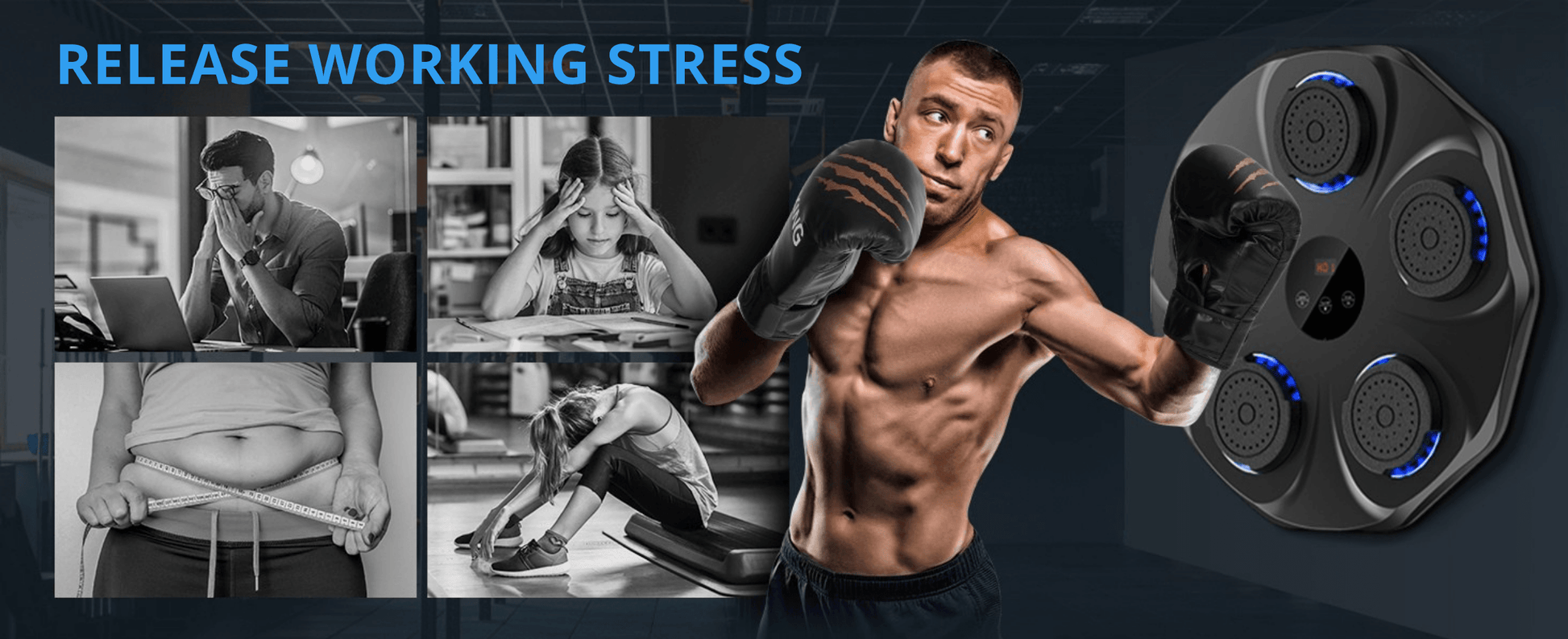Boxing Machine with Music - RELAXONIK