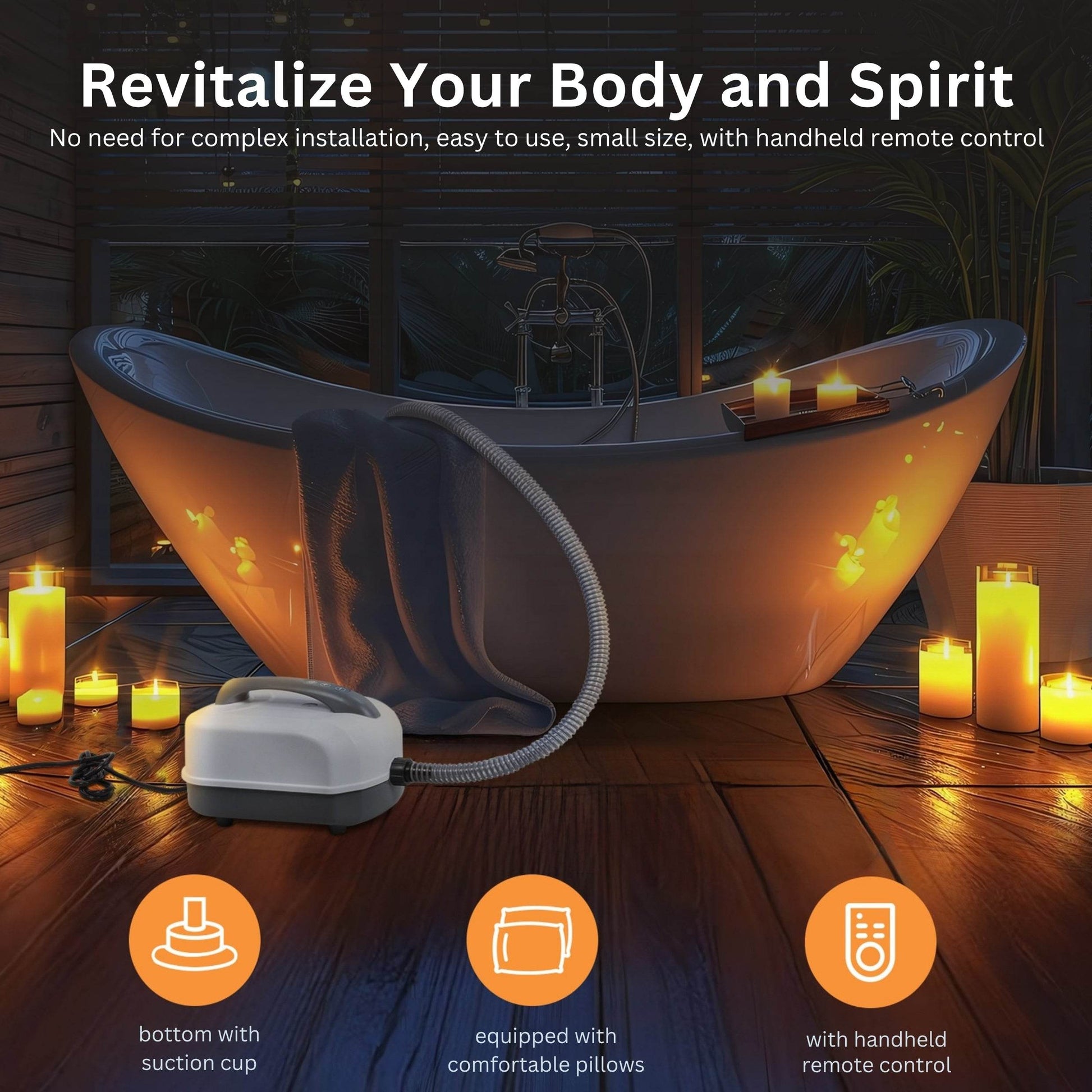 Waterproof Bubble Massage Mat Spa - RELAXONIK