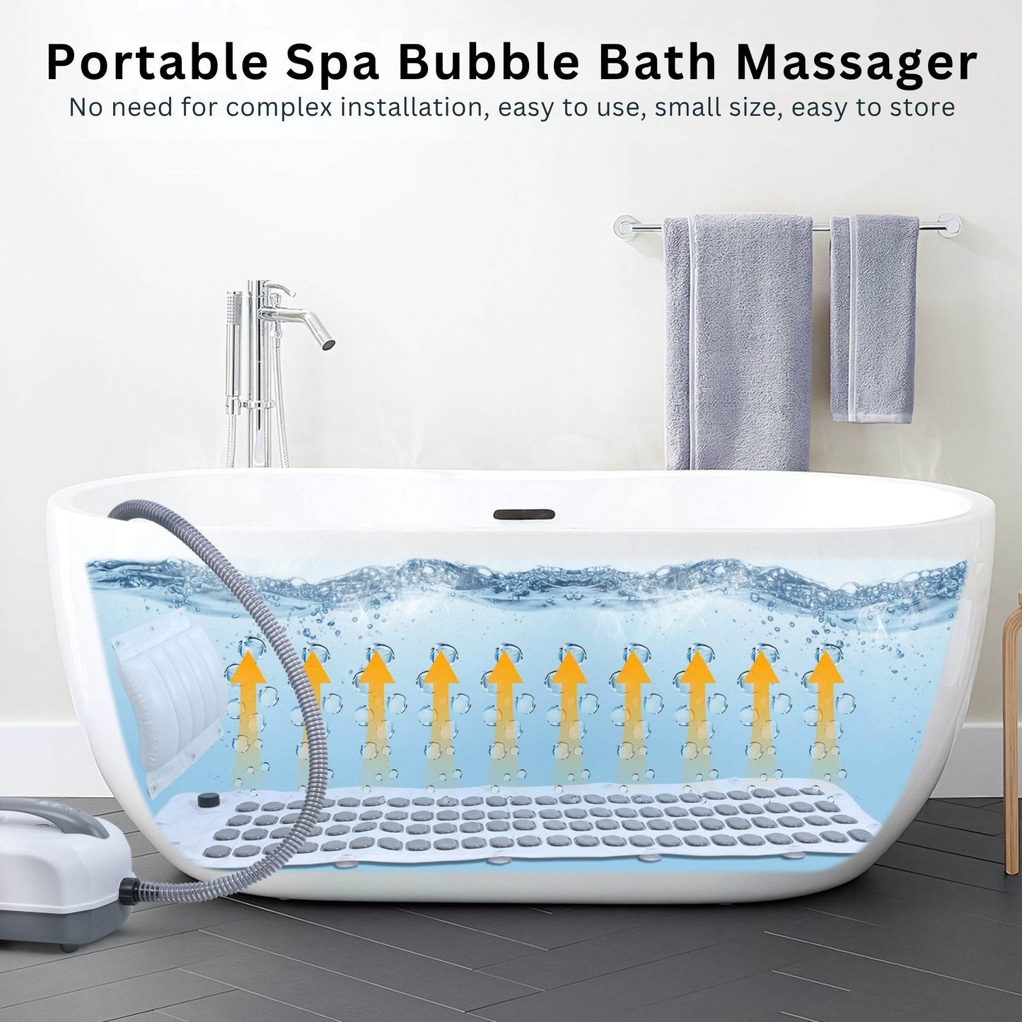 Waterproof Bubble Massage Mat Spa - RELAXONIK