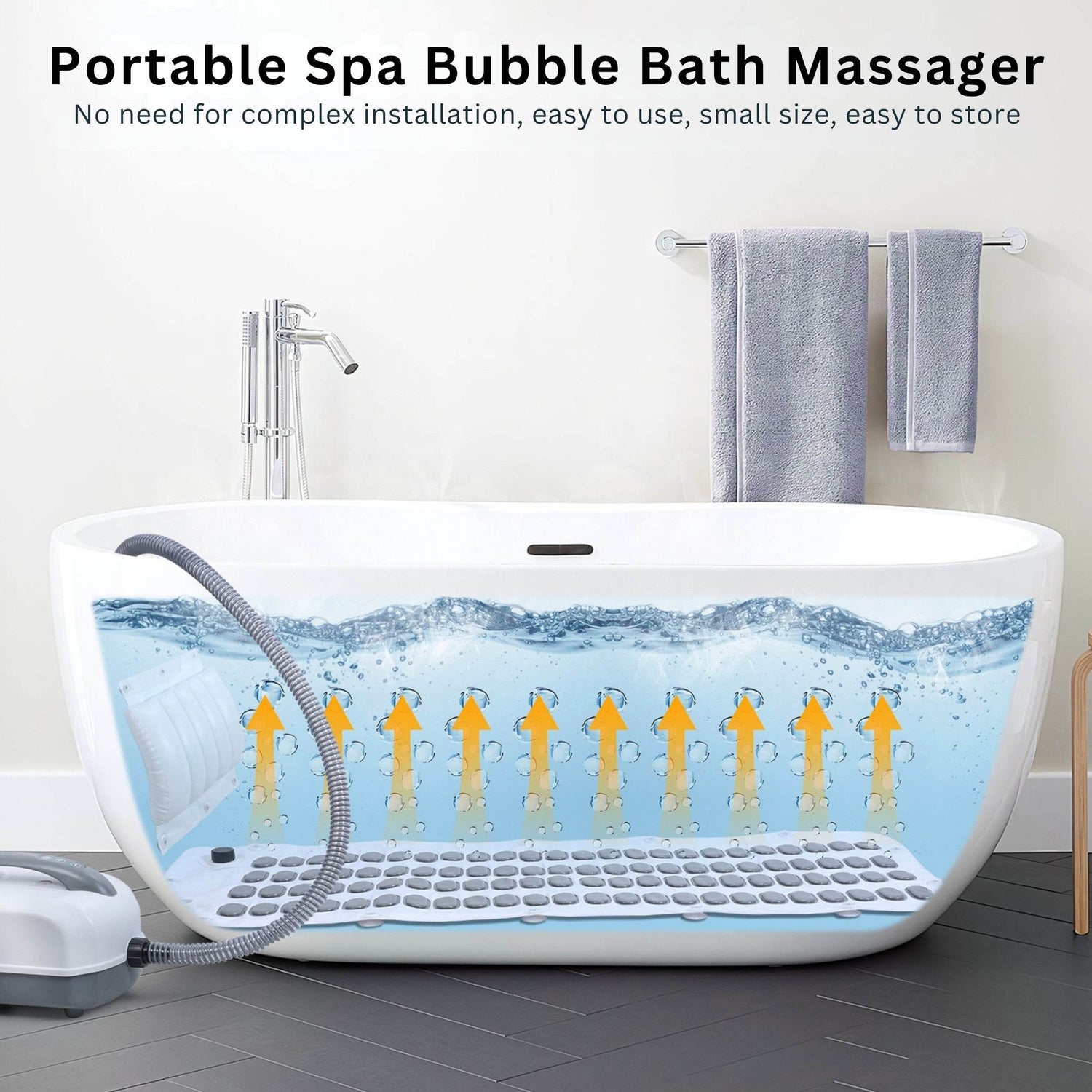Waterproof Bubble Massage Mat Spa - RELAXONIK