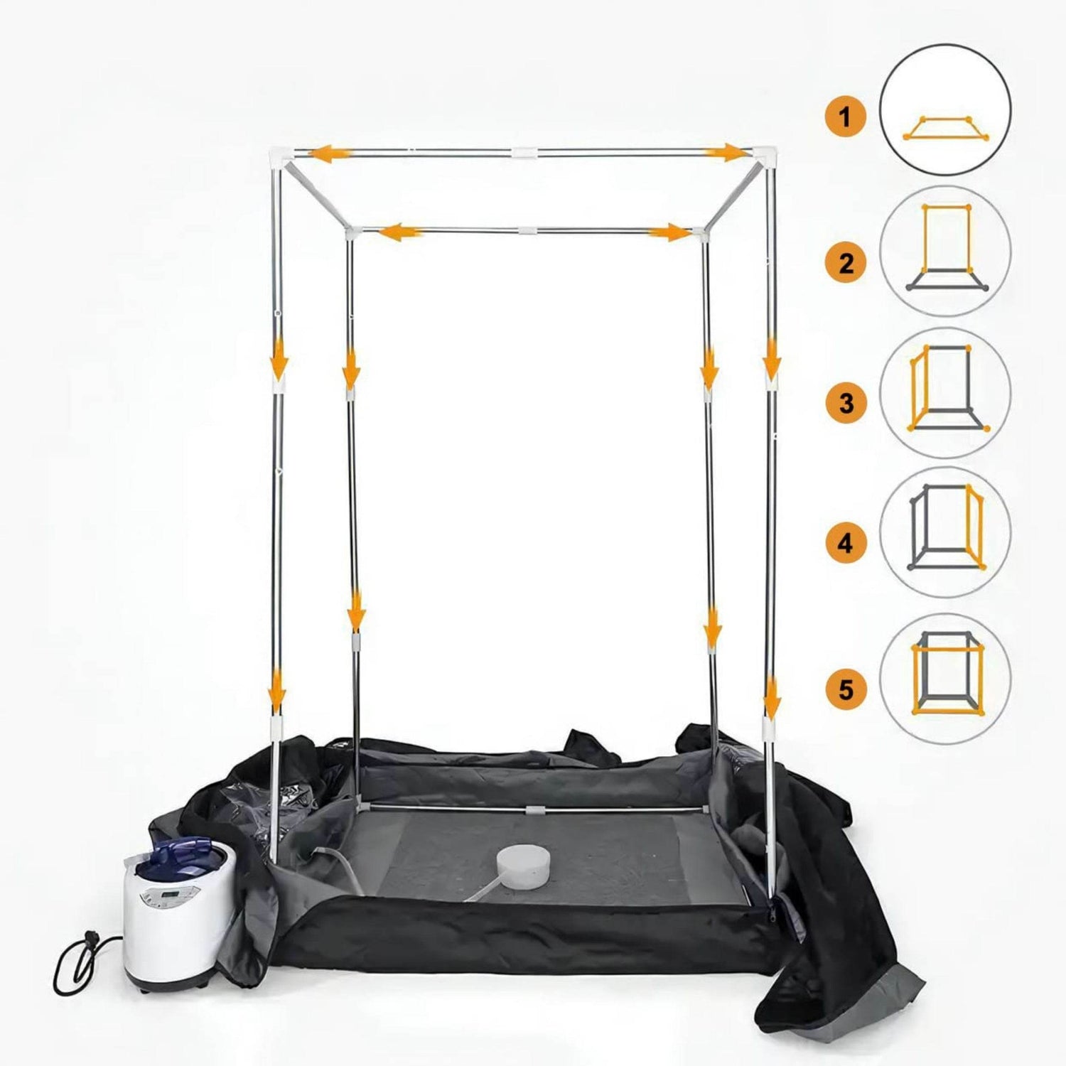 Portable Steam Sauna for Home with Steamer - RELAXONIK