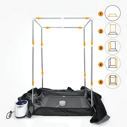 Portable Steam Sauna for Home with Steamer - RELAXONIK