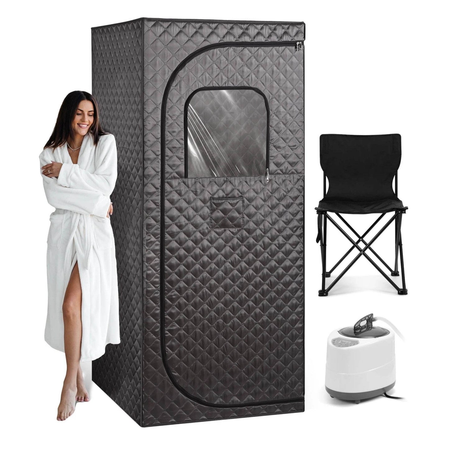 Portable Steam Sauna for Home with Steamer - RELAXONIK