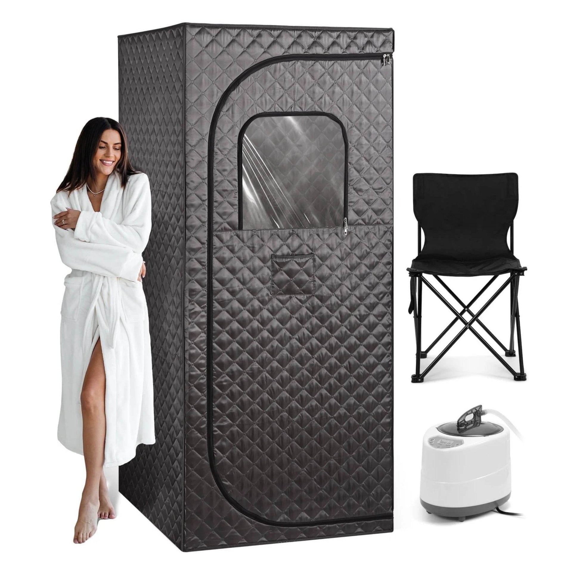 Portable Steam Sauna for Home with Steamer - RELAXONIK