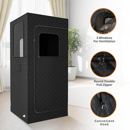 Portable Steam Sauna for Home with Steamer - RELAXONIK