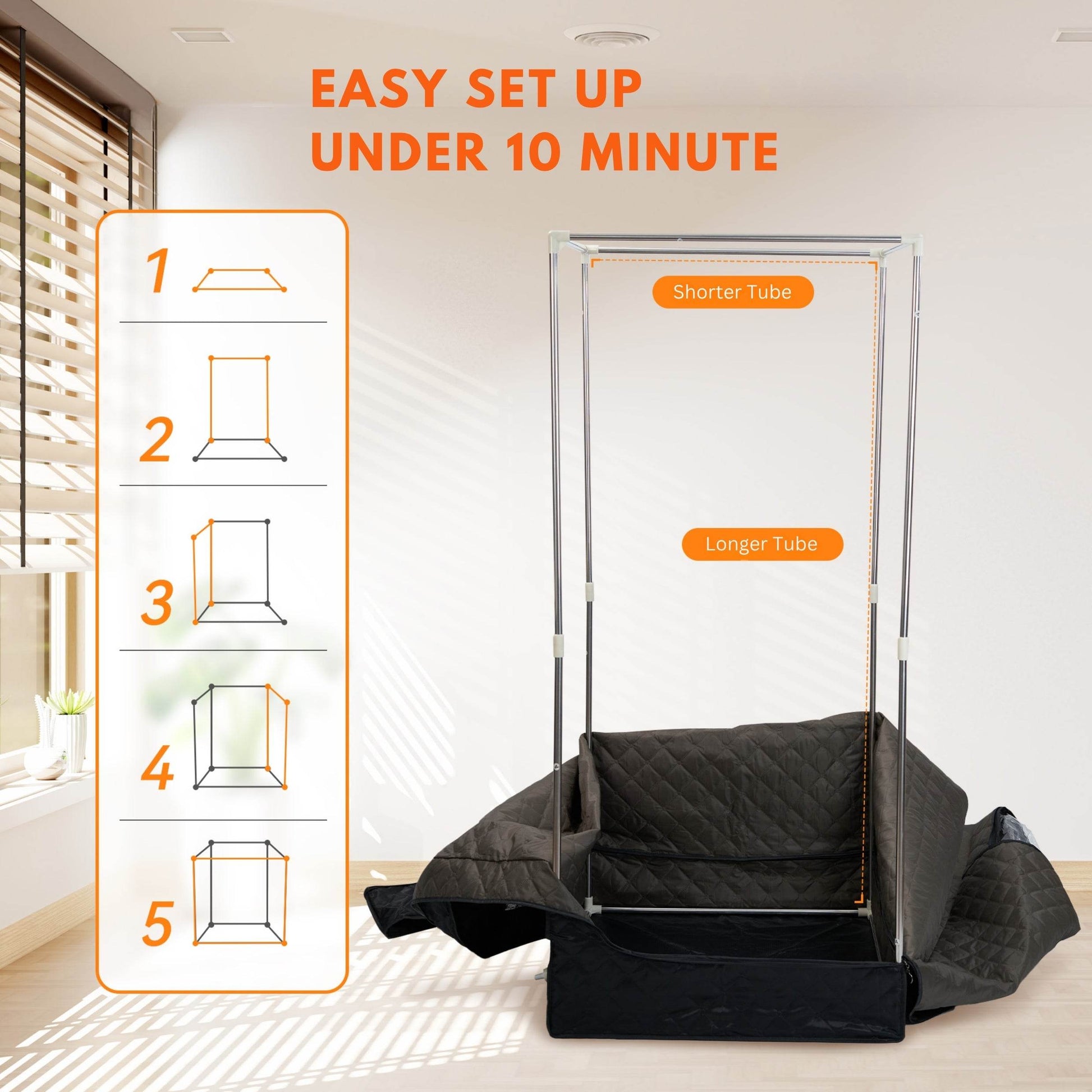 Portable Steam Sauna for Home with Steamer - RELAXONIK