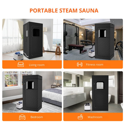 Portable Steam Sauna for Home with Steamer - RELAXONIK