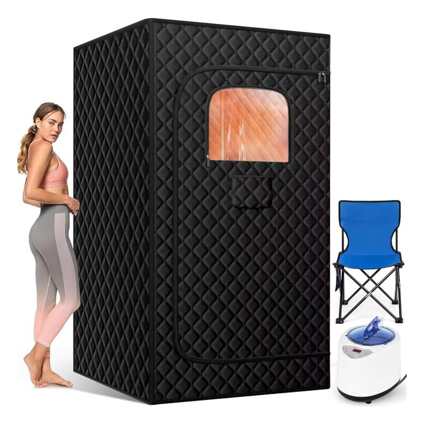 Portable Steam Sauna for Home with Steamer - RELAXONIK