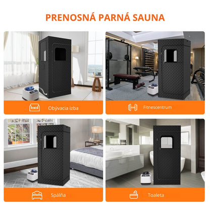 Portable Steam Sauna for Home with Steamer - RELAXONIK