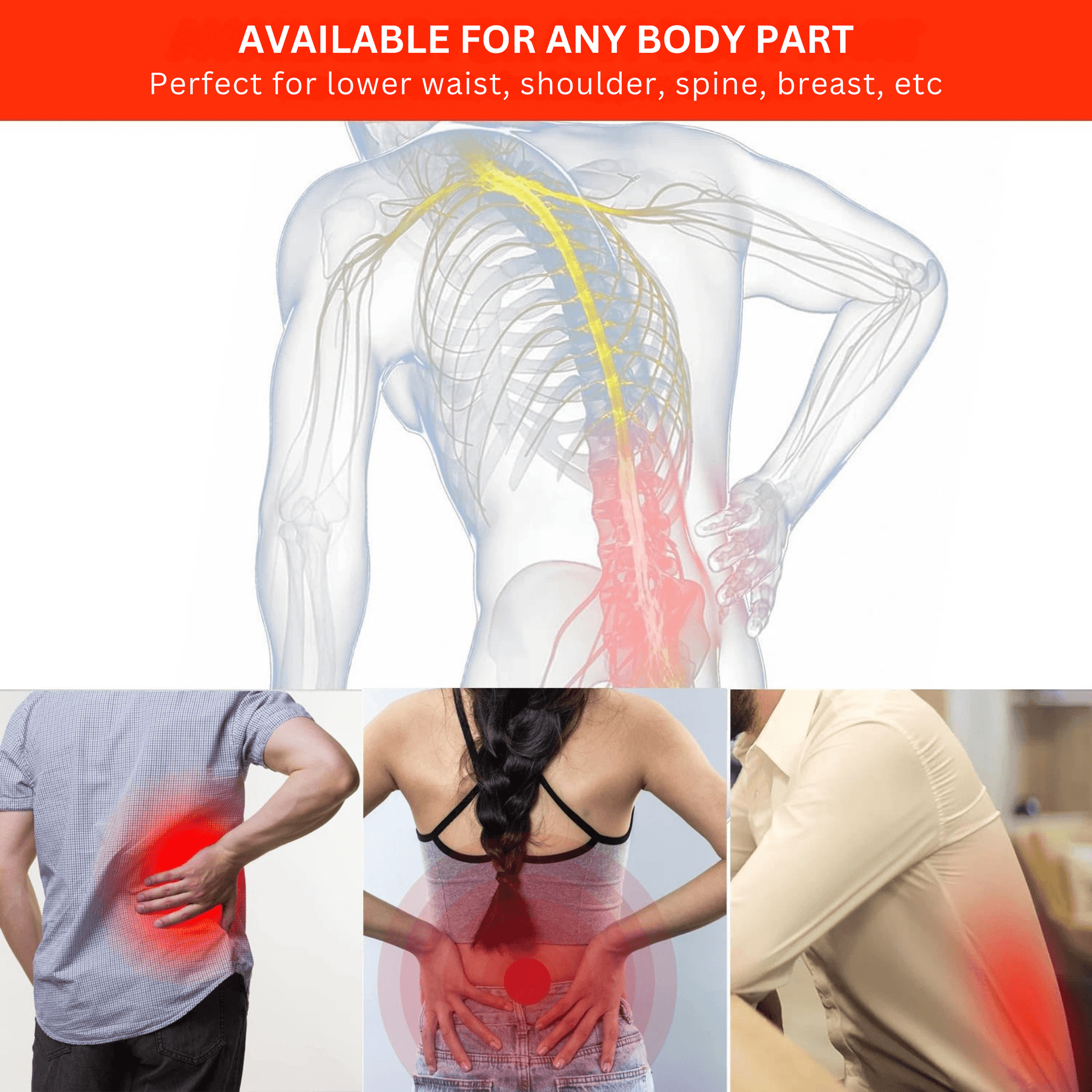 Red LED Light Therapy Belt - RELAXONIK