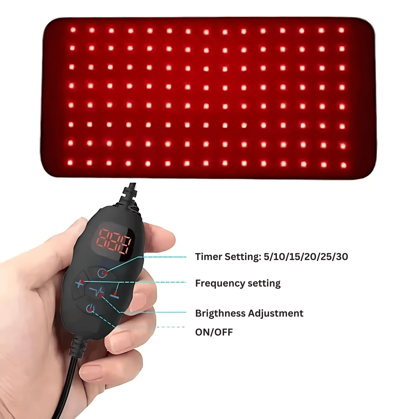 Red LED Light Therapy Belt - RELAXONIK
