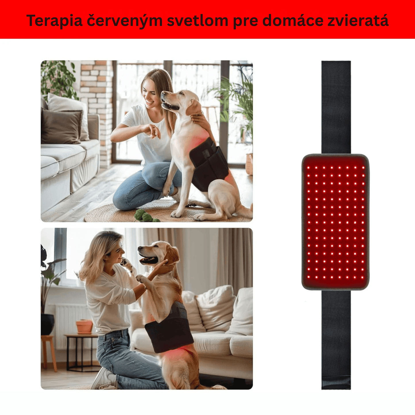 Red LED Light Therapy Belt - RELAXONIK