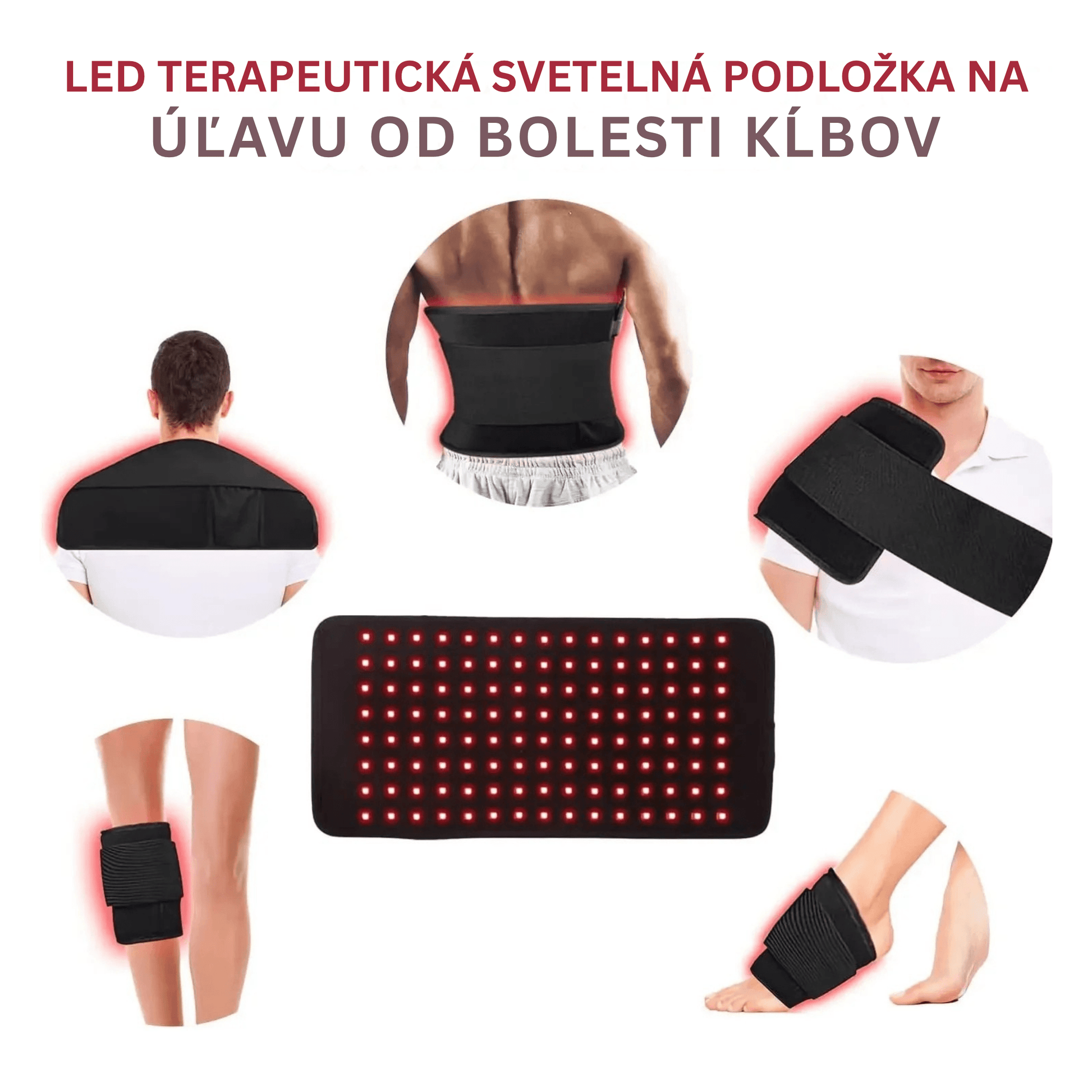 Red LED Light Therapy Belt - RELAXONIK